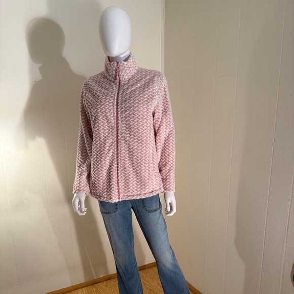 Blanket Soft, Zip Up, Mock Turtleneck, Jacket with Interior and Exterior Pockets - Picture 1 of 7